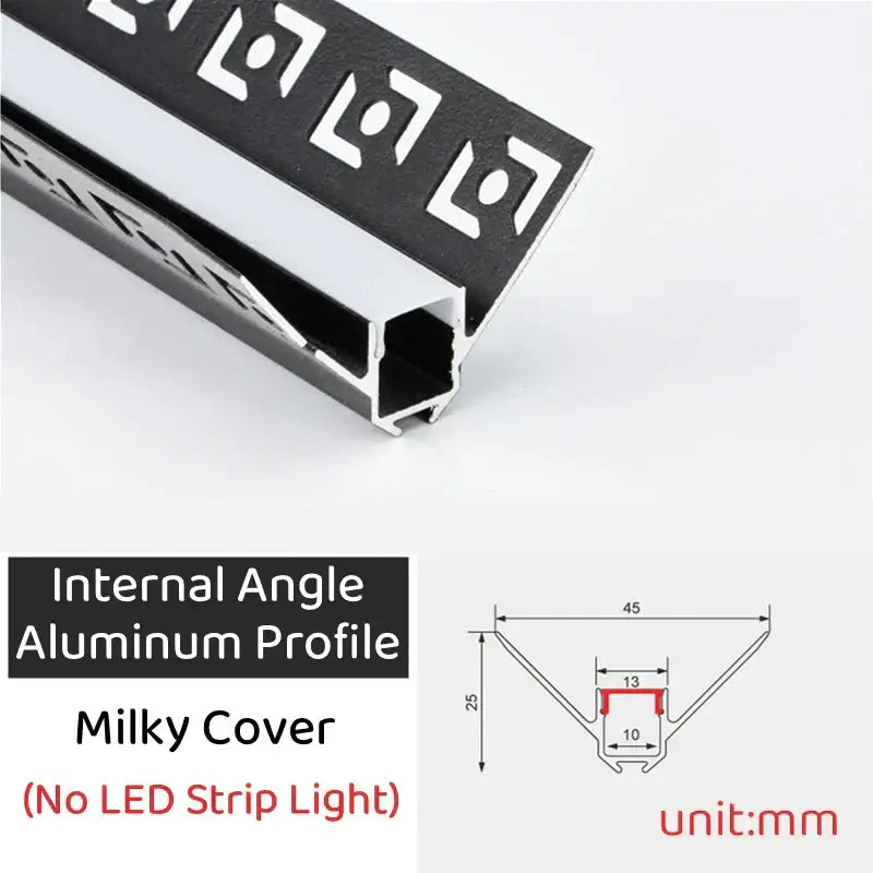 Geometric black & silver led aluminum threshold strip living room