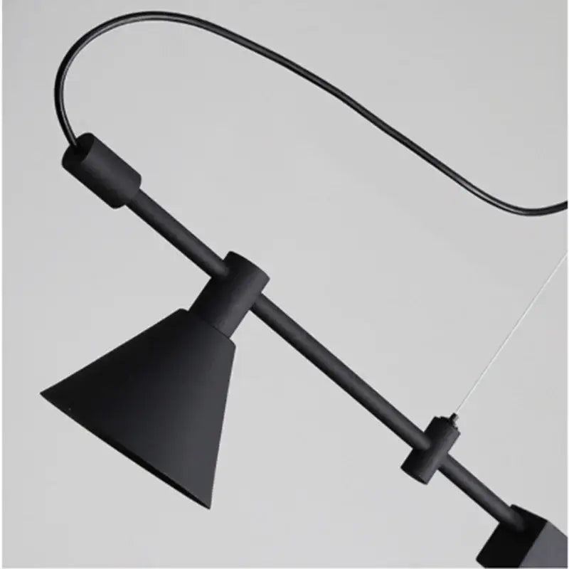 DecorBites™ Black Nordic Designer Chandelier for Dining Room & Kitchen, Minimalist Home Decor Lighting