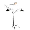 Decorbites black nordic floor lamp with 3 adjustable arms living room
