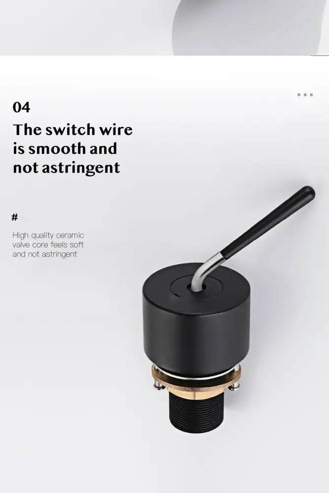 Modern brass black single handle faucet bathroom pendant light