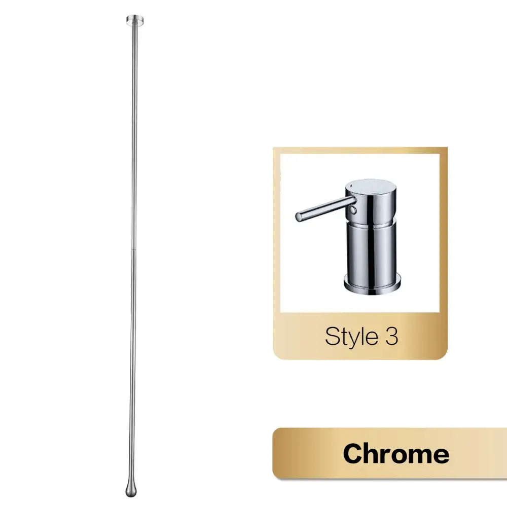 Modern brass black single handle faucet bathroom pendant light