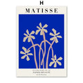 Blue and white butterfly botanical canvas art set of 6 living room