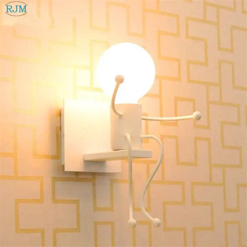 Decorbites cartoon children iron wall lamps for bedroom decor