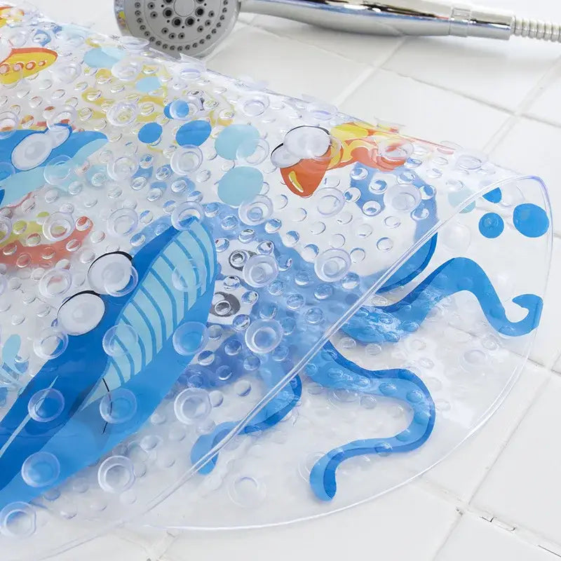 DecorBites™ Cartoon Non-Slip Bathroom Mat with Suction Cup for Child Bathtub Eco-Friendly