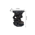 Modern minimalist green ceramic bonsai tree living room decor