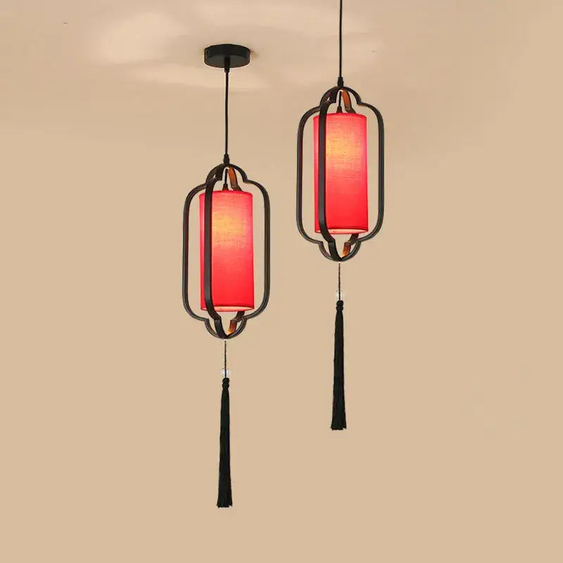 Decorbites chinoiserie retro 4 light black chandelier dining room