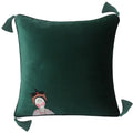 Chinoiserie tang dynasty gold velvet cushion cover living room tassels