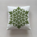 Christmas cartoon embroidered pillow cover red & white living room decor