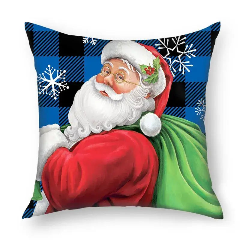 Green christmas nordic sofa pillowcase living room cushion cover