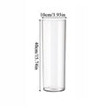 Modern clear acrylic hurricane flower vase dining room centerpiece