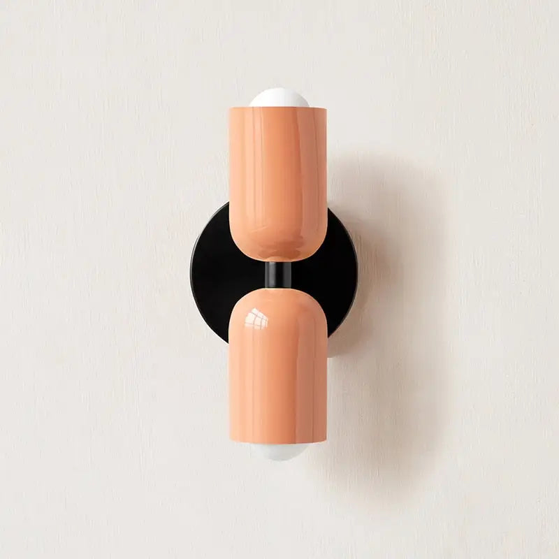 Modern olive & cream wall sconce bedroom light