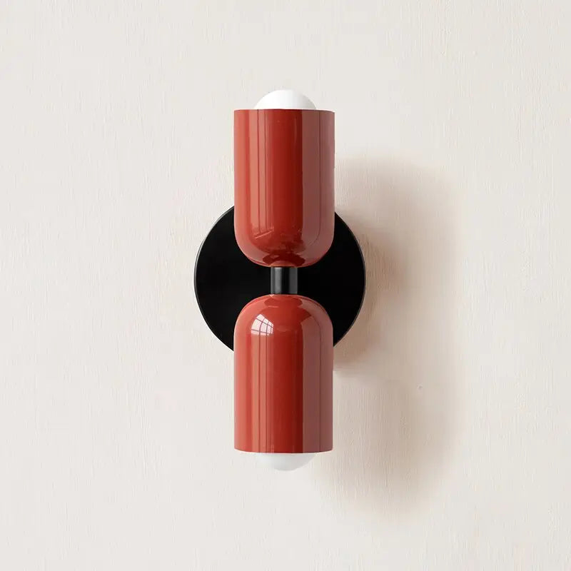 Modern olive & cream wall sconce bedroom light