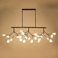 Contemporary black heracleum island pendant light dining room