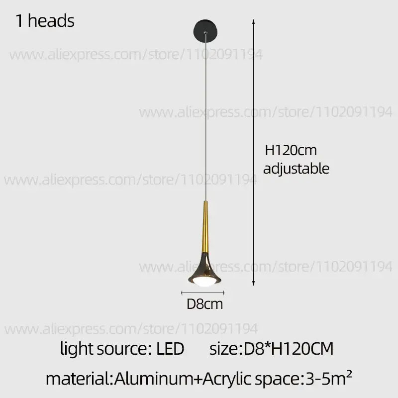Decorbites contemporary horn chandelier living room black glass light