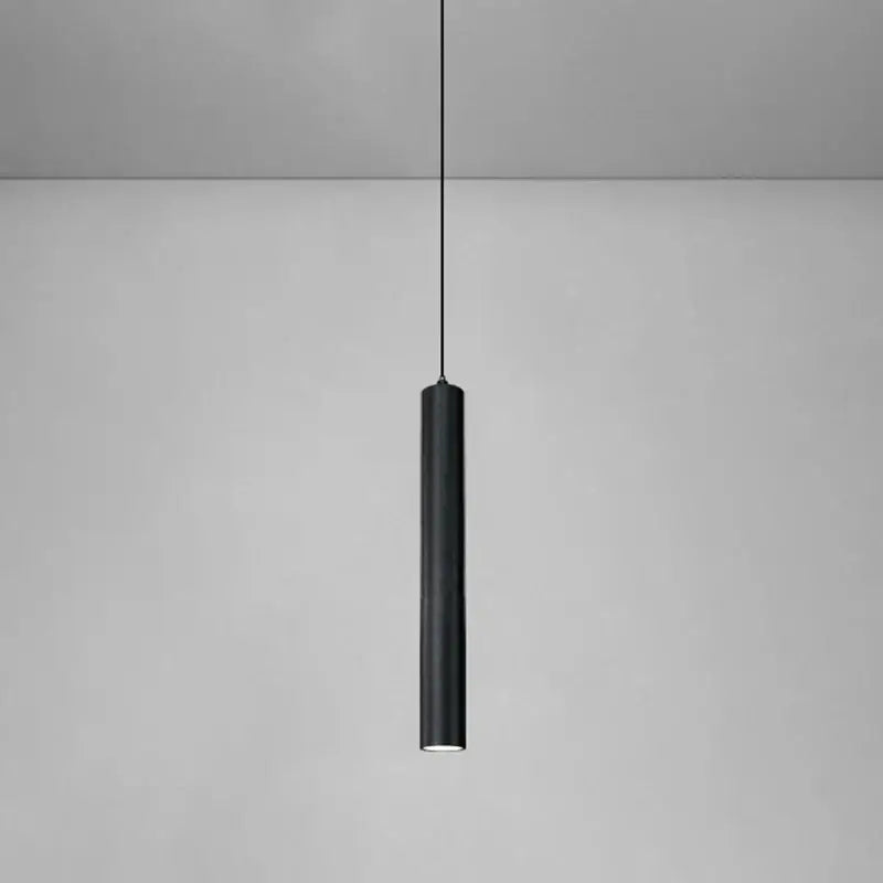 Contemporary black led pendant light dining room two piece set