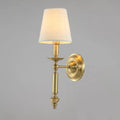DecorBites™ Copper Ceiling Chandelier with Fabric Lampshade for Living Room and Bedroom