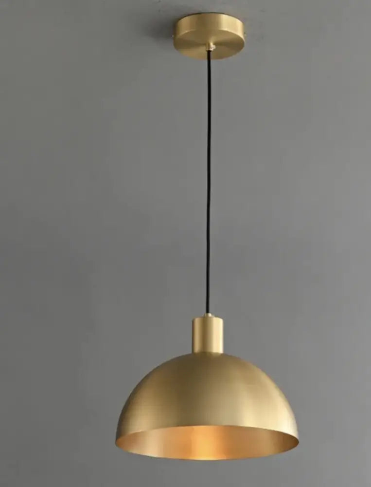 Decorbites copper chandelier brushed gold kitchen pendant light