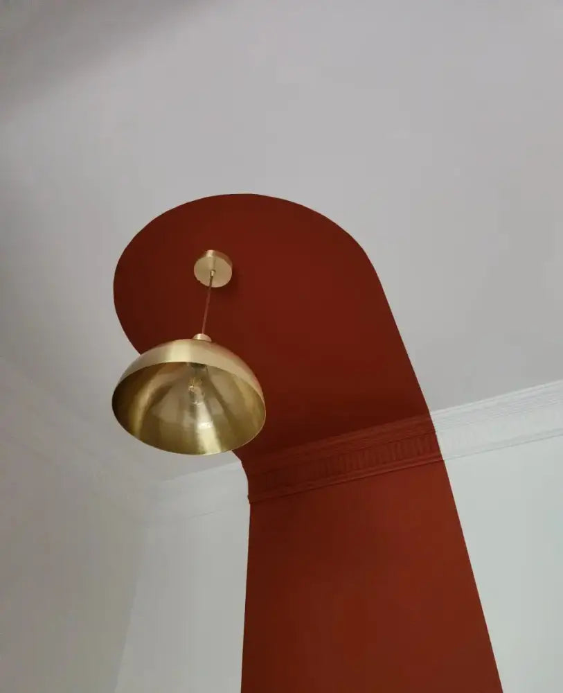 Decorbites copper chandelier brushed gold kitchen pendant light