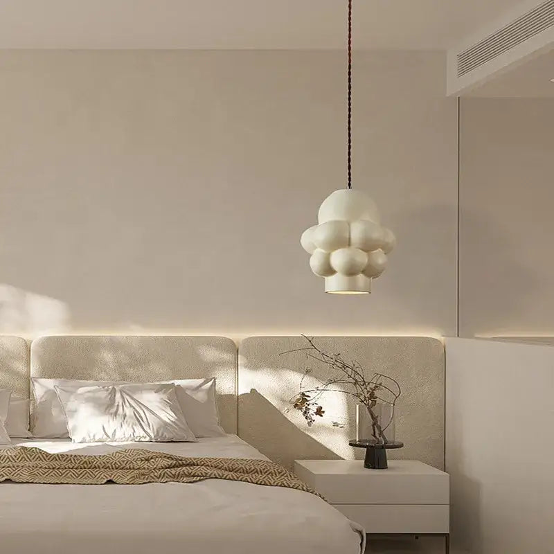 Decorbites creamy wind led cloud pendant light for dining room