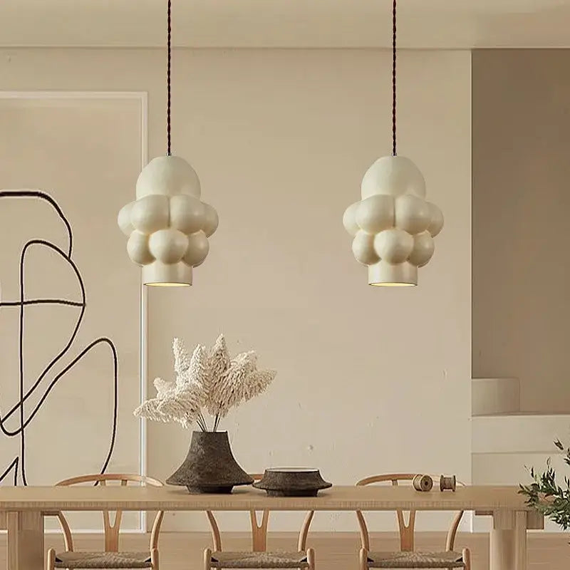 Decorbites creamy wind led cloud pendant light for dining room