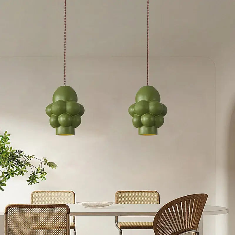 Decorbites creamy wind led cloud pendant light for dining room