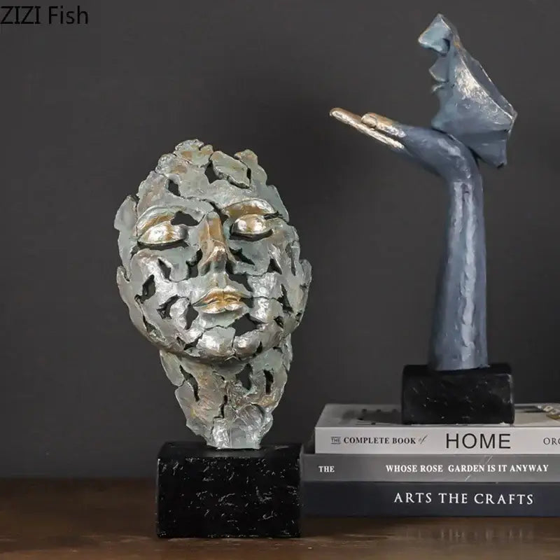 DecorBites™ Creative Thinker Modern Sculpture Decor Ornament for Desk and Room Aesthetics