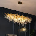Decorbites crystal branch chandelier for living room led pendant light