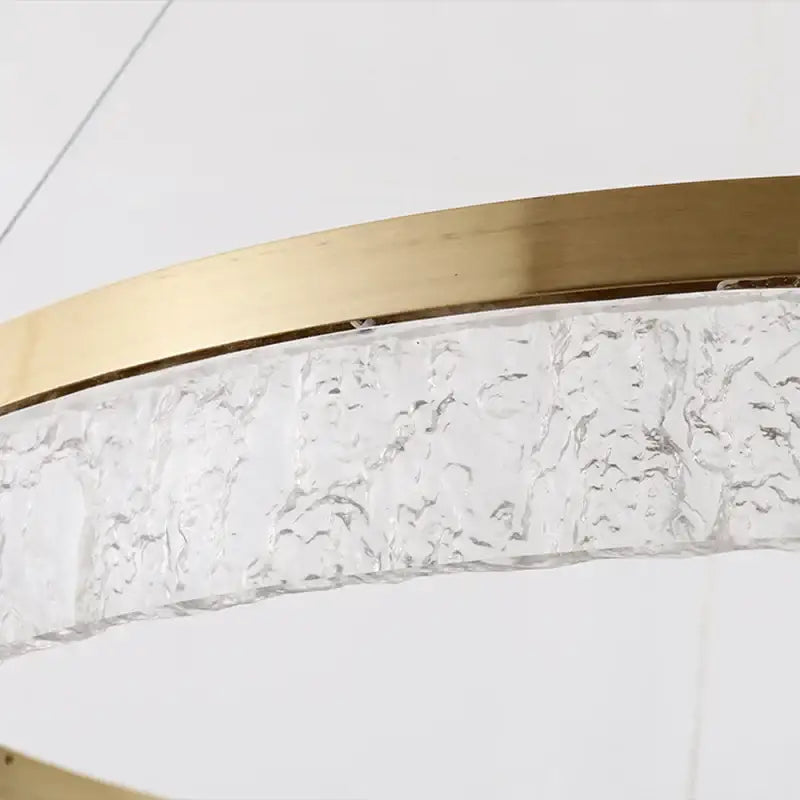 Modern gold decorbites crystal chandelier – dining room pendant light