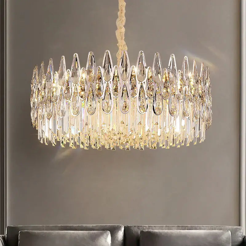 Post-modern luxury decorbites crystal chandelier for staircase