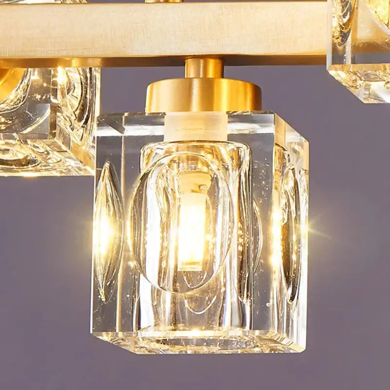 Modern gold decorbites crystal chandelier for dining room