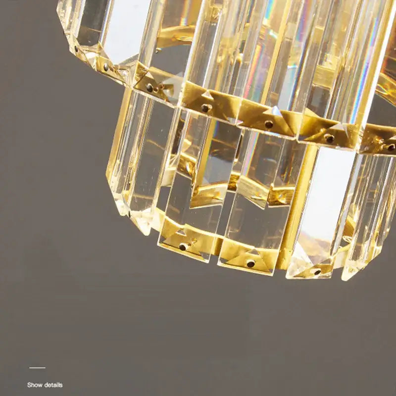 Modern chrome decorbites crystal chandelier living room ceiling light