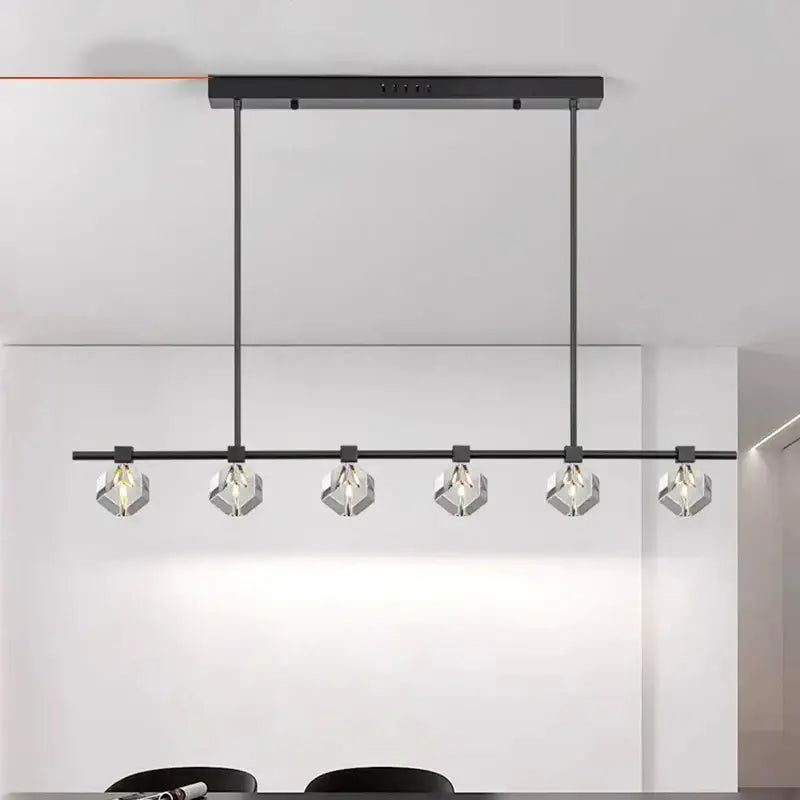 Modern black decorbites crystal chandelier for dining room