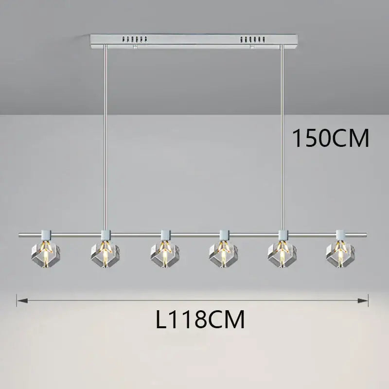 Modern black decorbites crystal chandelier for dining room