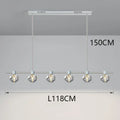Modern black decorbites crystal chandelier for dining room
