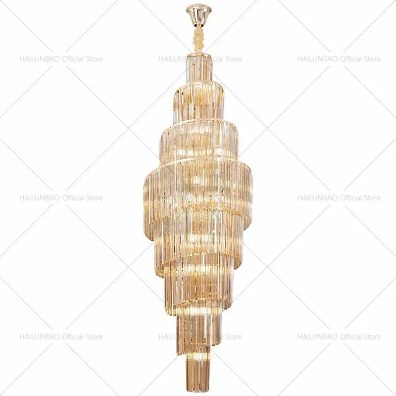Modern gold decorbites crystal chandelier for villa living room
