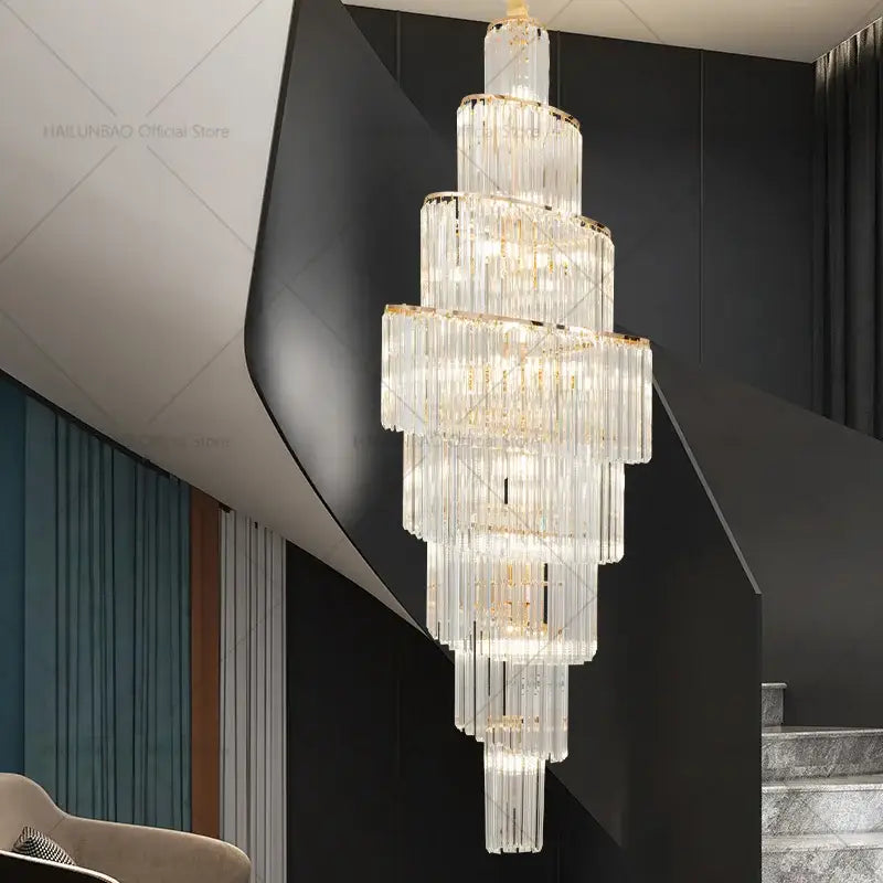 Modern gold decorbites crystal chandelier for villa living room