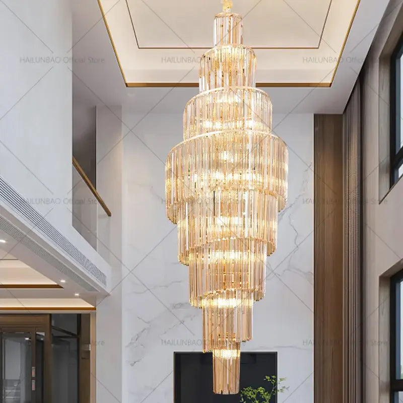 Modern gold decorbites crystal chandelier for villa living room