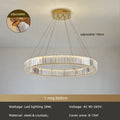 Modern gold spiral crystal chandelier staircase pendant light