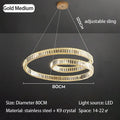 Modern gold crystal chandelier led light fixture dining room