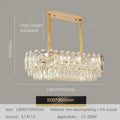 Modern luxury gold decorbites crystal chandelier dining room light