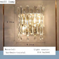 Luxury clear & gold crystal chandelier lights dining room pendant
