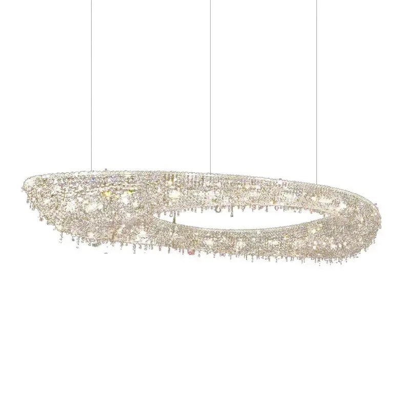 Luxury crystal chandelier luminaire living room pendant lighting