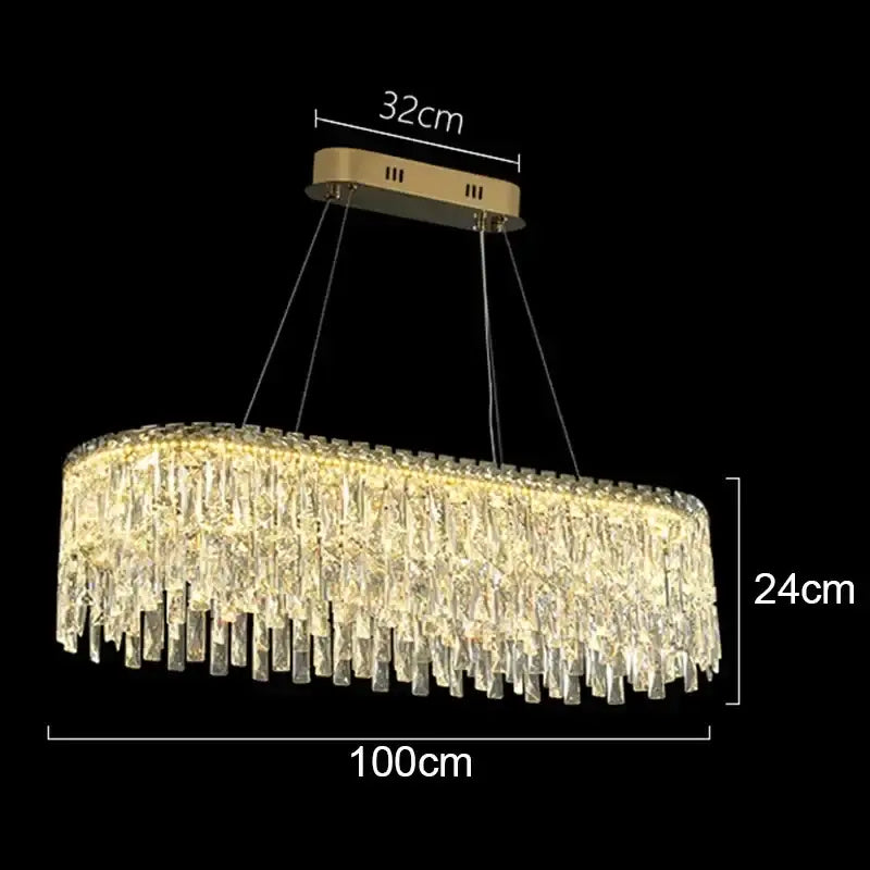 Modern gold decorbites crystal chandelier for living room lighting