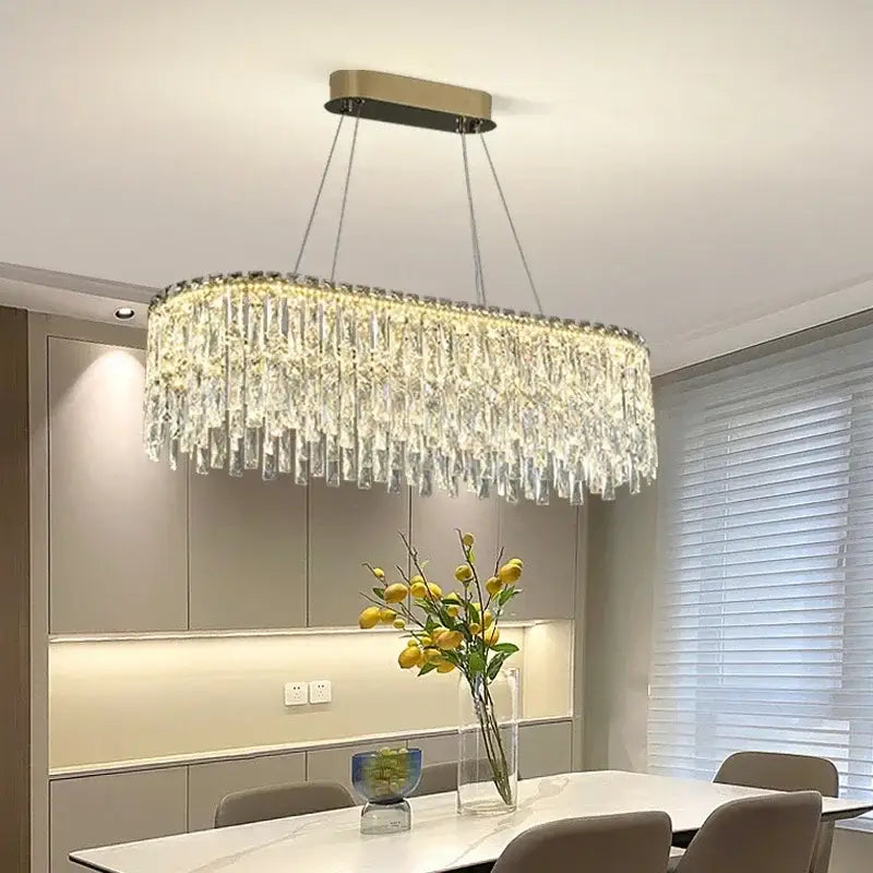 Modern gold decorbites crystal chandelier for living room lighting