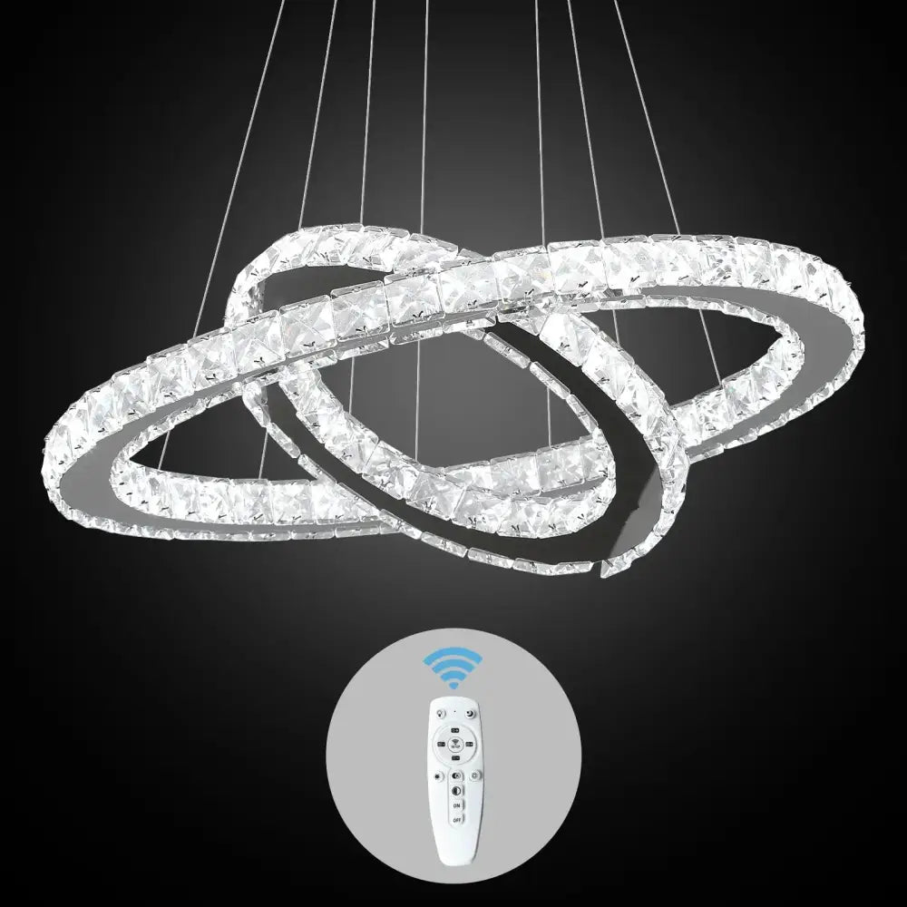 Modern multi ring decorbites crystal chandelier for dining room