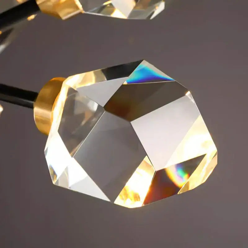 Luxury gold decorbites crystal chandelier for dining room