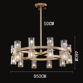 Modern gold decorbites crystal chandelier for living room dining room
