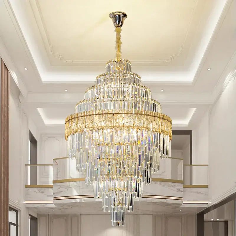 Modern gold decorbites crystal chandelier for living room lighting