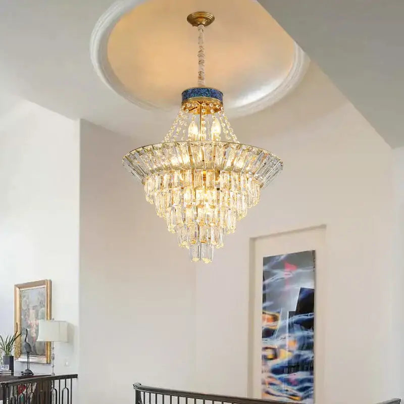 Modern gold decorbites crystal chandelier for villa living room