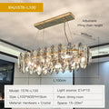 Luxury nordic gold decorbites crystal chandelier for living room